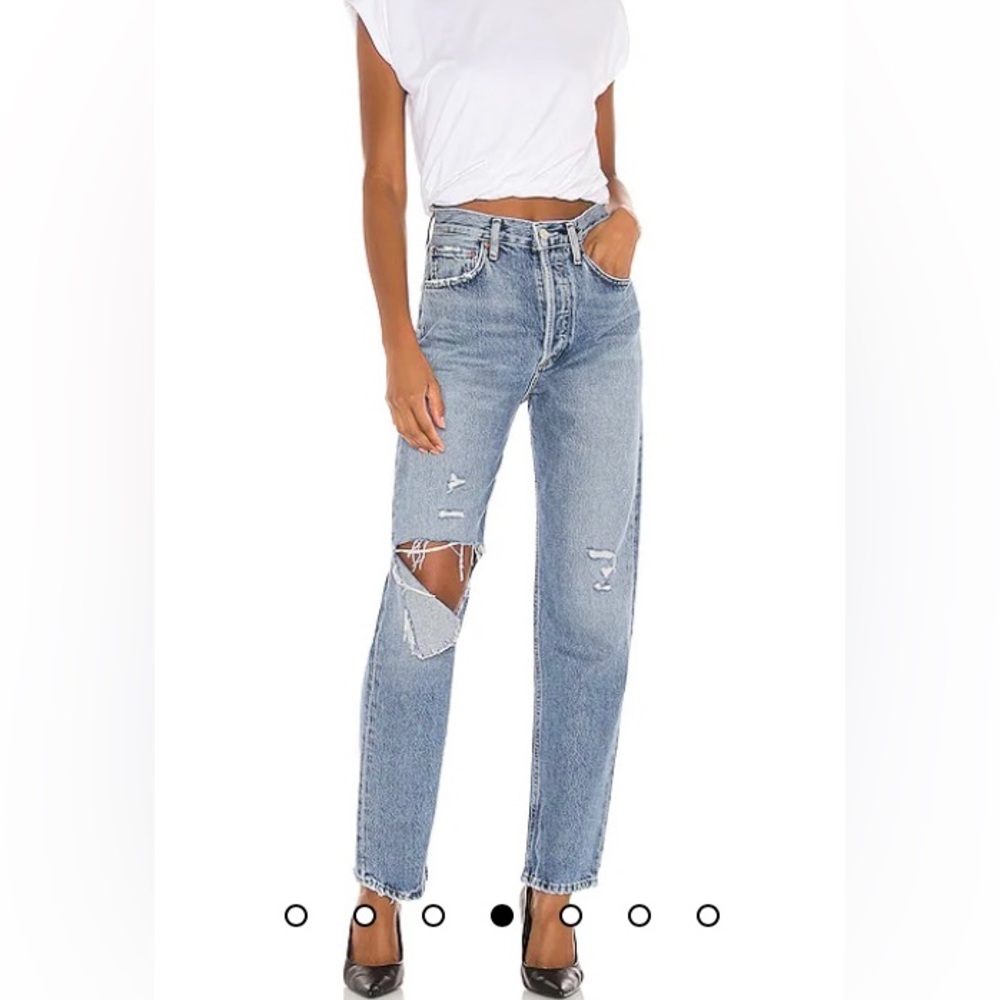 NWT Agolde 90’s pinch waist high rise straight size 24
